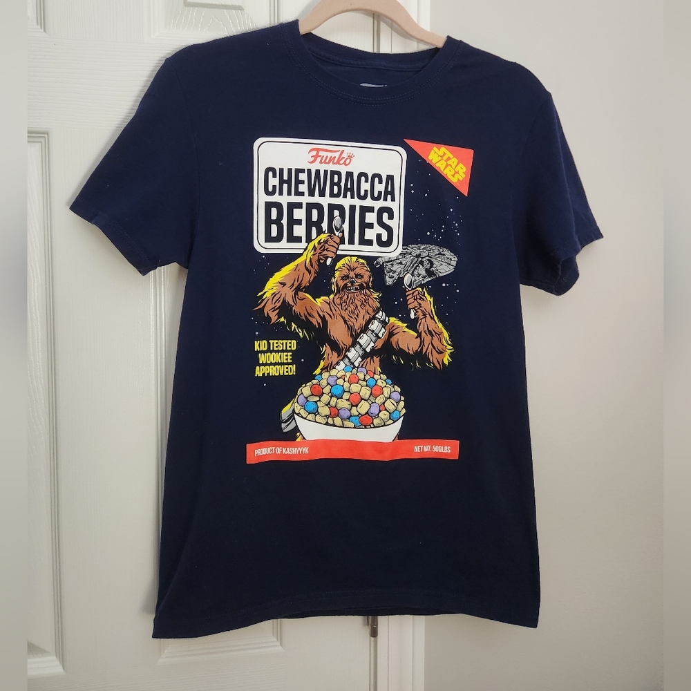 EUC Funko Chewbacca Berries Stars War Shirt Size small